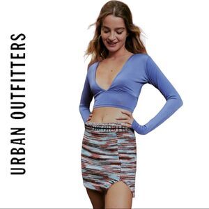 NEW Urban Outfitters UO The Ragged Priest Data Mini Skirt S